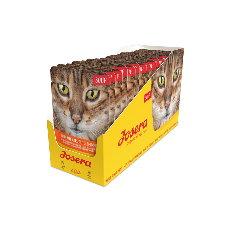 Josera Soup Huhn mit Karotte & Spinat 16 x 70g Beutel